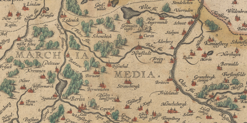 Ausschnitt Ortelius-Karte 1