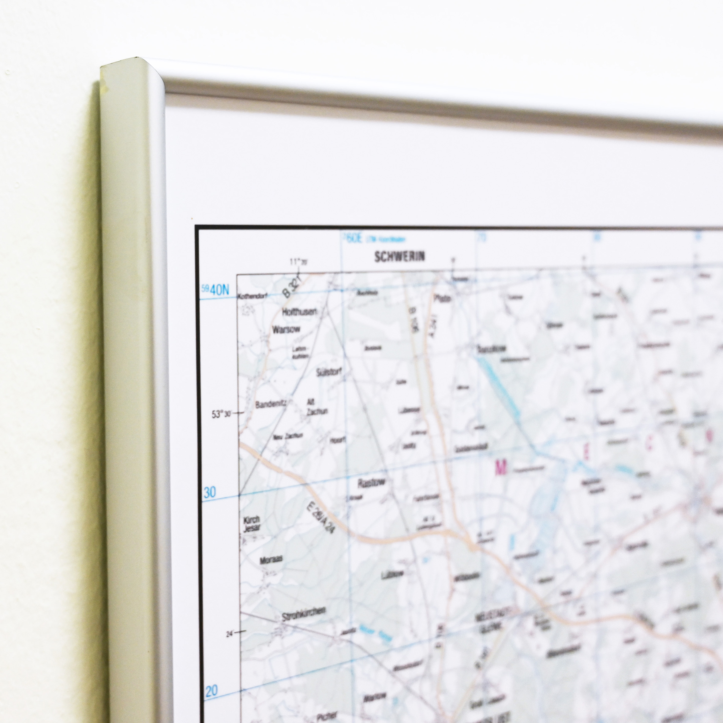 öffnet Foto der Aluminiumdekorrahmung Bildseite