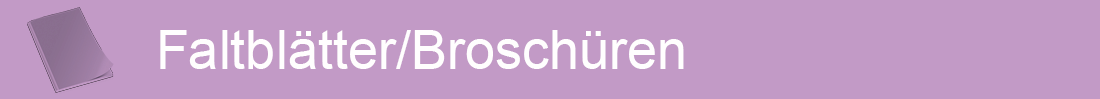 Ausbildung Broschüre/Faltblatt Ausbildung Broschüre/Faltblatt