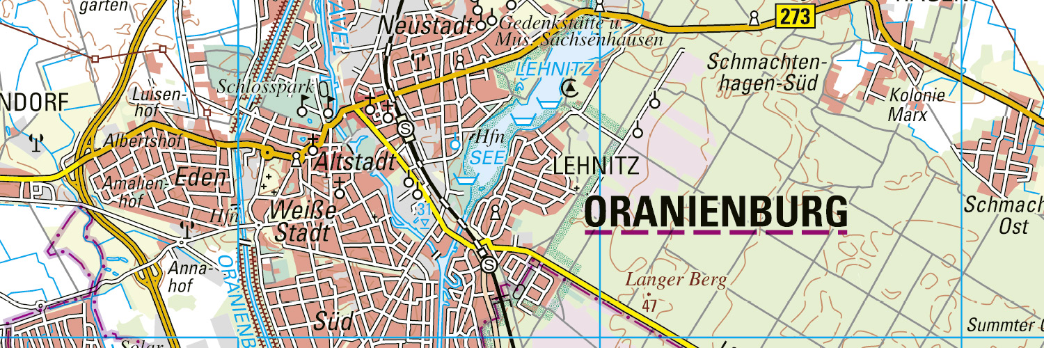 Ausschnitt Regionalkarte