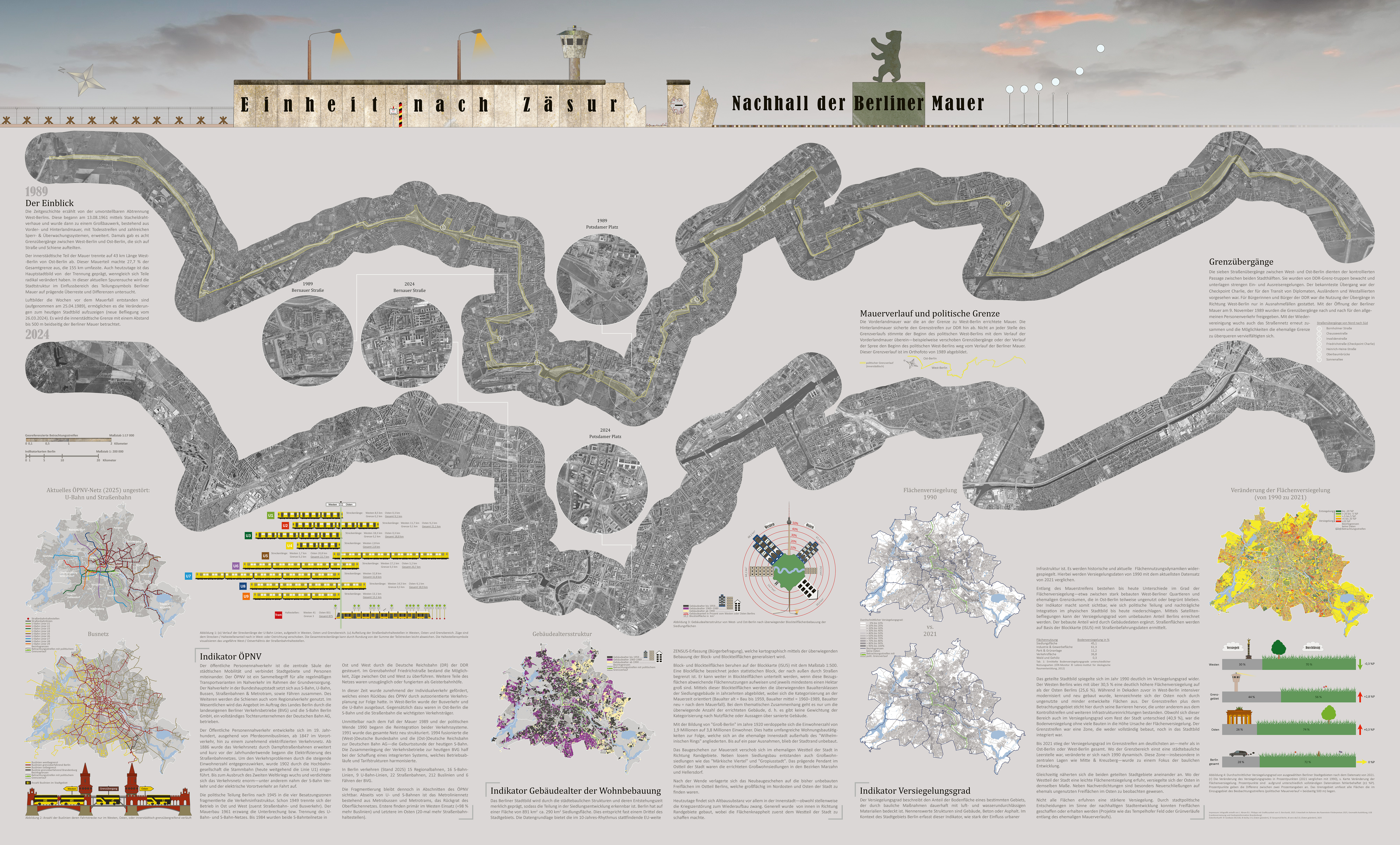 öffnet Abbildung des preisgekrönten Projekts "Einheit nach Zäsur – Der Nachhall der Berliner Mauer"