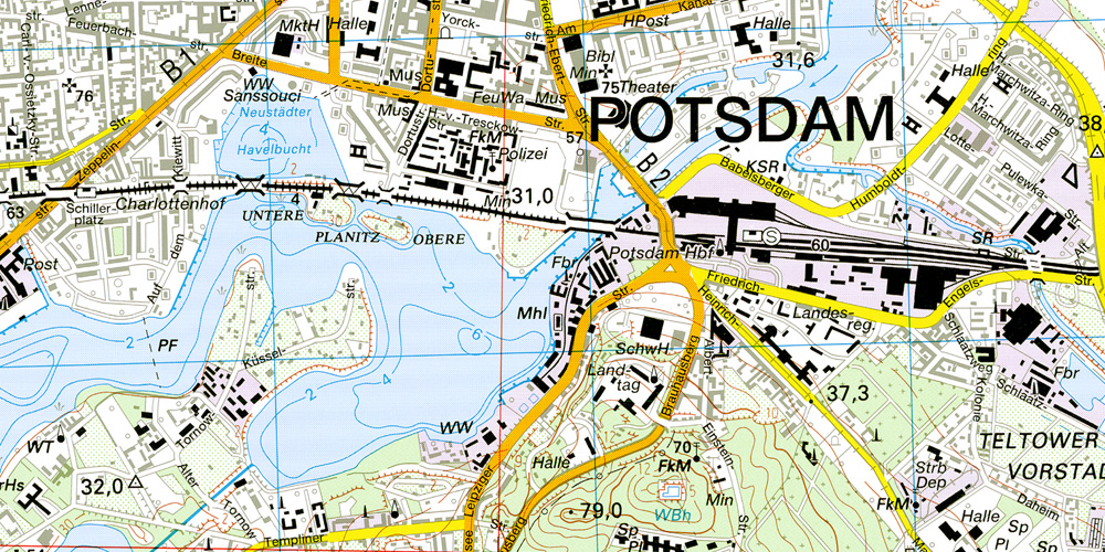 Vorschau Topographische Karten 1:25.000 (1987-2004)