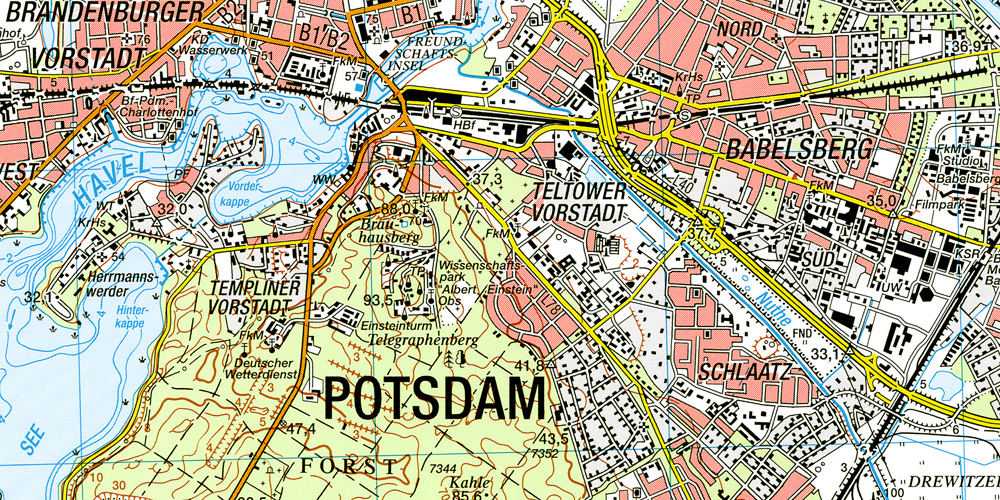 Vorschau Topographische Karten 1:50.000 (1987-2004)