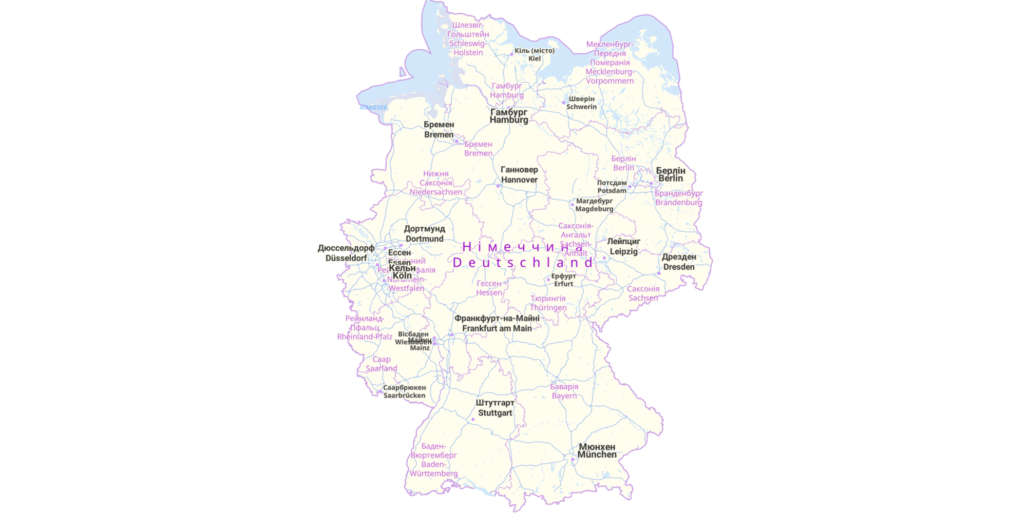 Ansicht: Ukrainisch-deutsche Webkarte