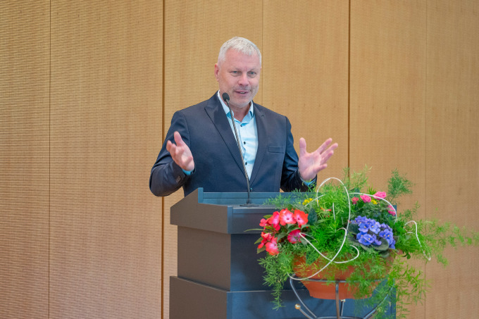 Rainer Grieger (Abteilungsleiter MIK) bei der Eröffnungsrede 