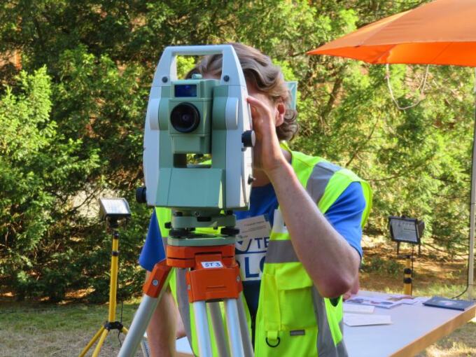 Foto: Blick durchs Instrument