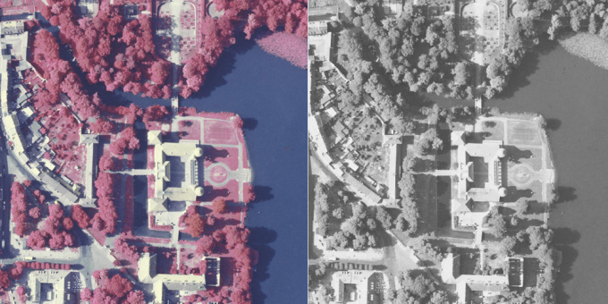 Vorschau Landesbefliegung 1992 Schwarz-Weiß/Infrarot